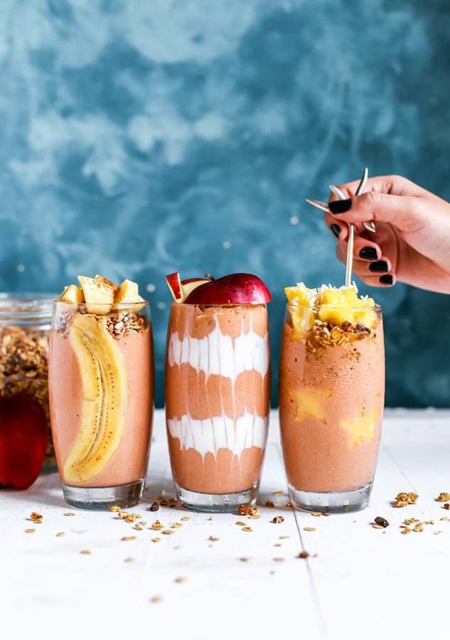 Opciones de smoothie